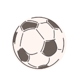 サッカーボールのイラスト